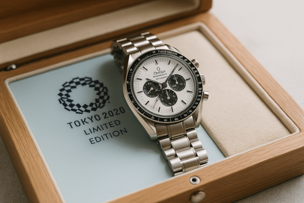 オメガ 東京2020限定モデルの人気と現在の相場は?