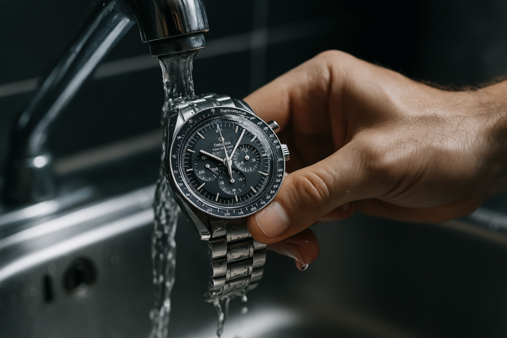 オメガ スピードマスターは水洗いOK?防水性と長持ちのコツ